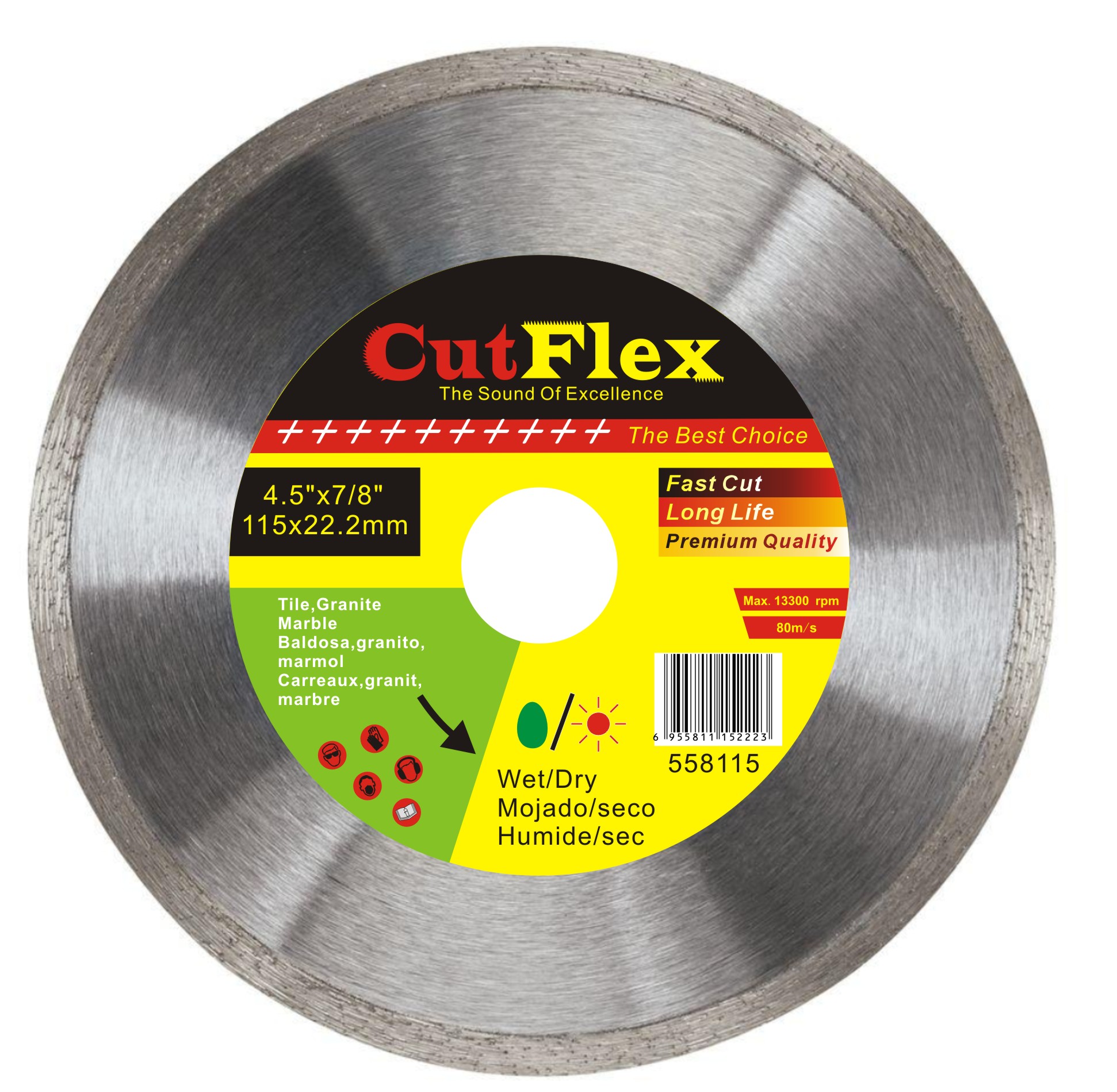 Cutflex бренд лезвие алмазной пилы турбо алмазный отрезной диск для обработки мрамора гранита бетонного