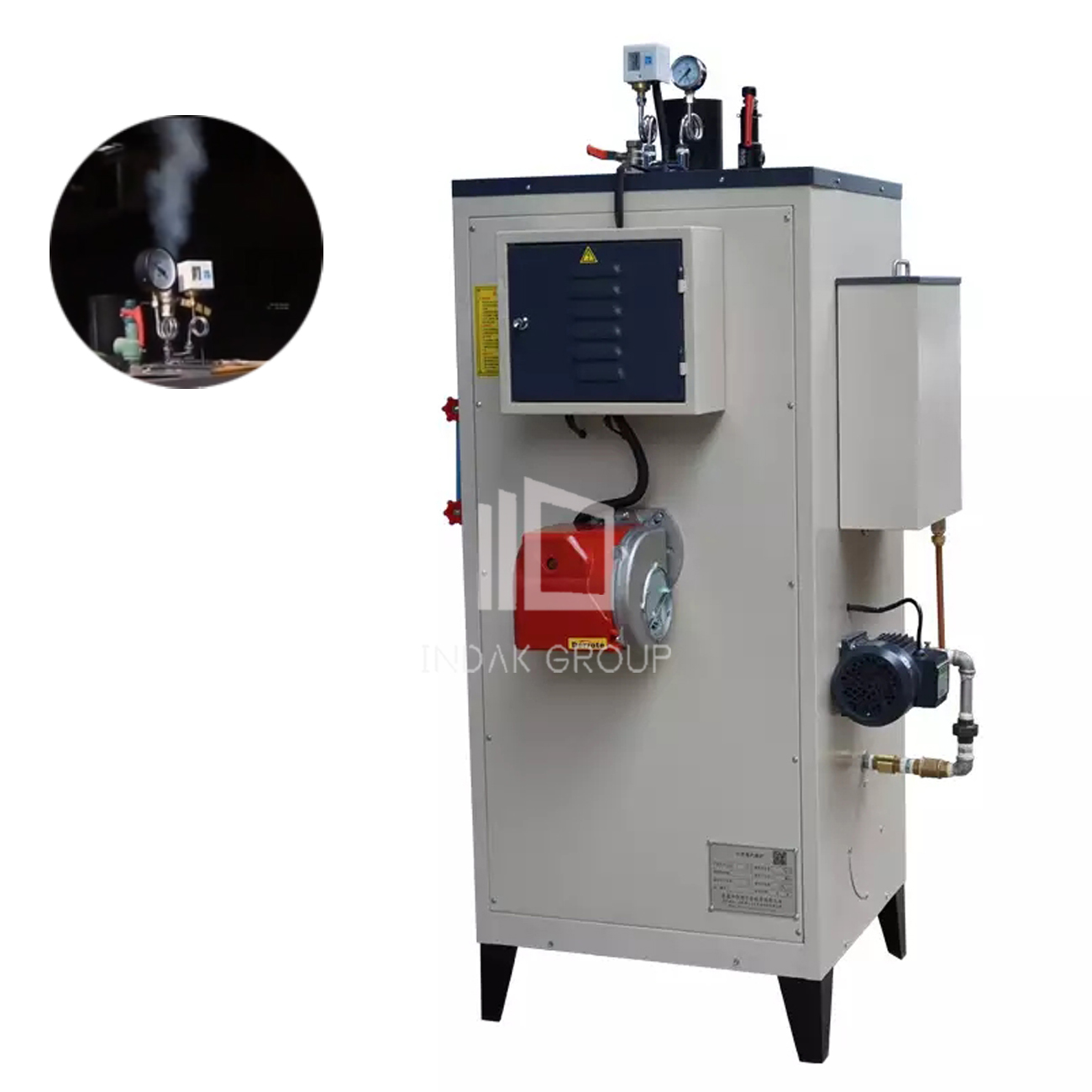Automatic gas diesel drive steam generator