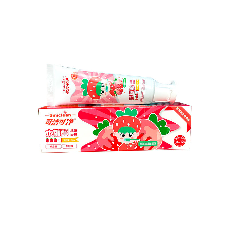 Фторид, и вы сможете легко без сахара клубничный вкус мороженого, Карамель Леденцовая с ксилитолом детская зубная паста для От 3 до 12 лет детская одежда