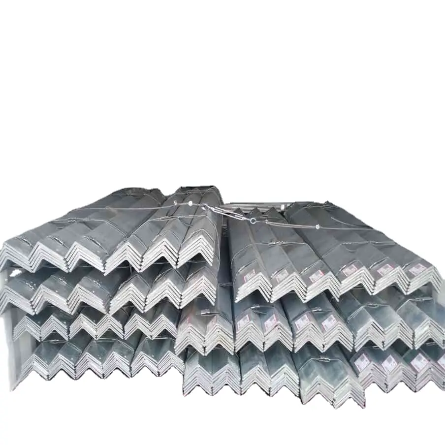 China Factory Hot Rolled Mild Carbon Galvanized steel angle bar for Construction