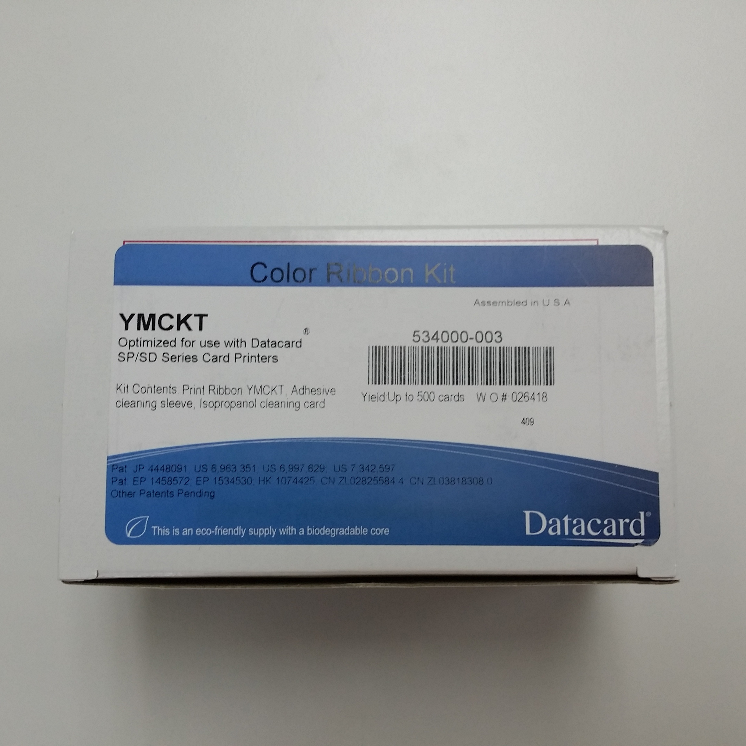 Цветные ленты Datacard SP35,SP55,SP75, ленты YMCKT 534000-003, изображения 500