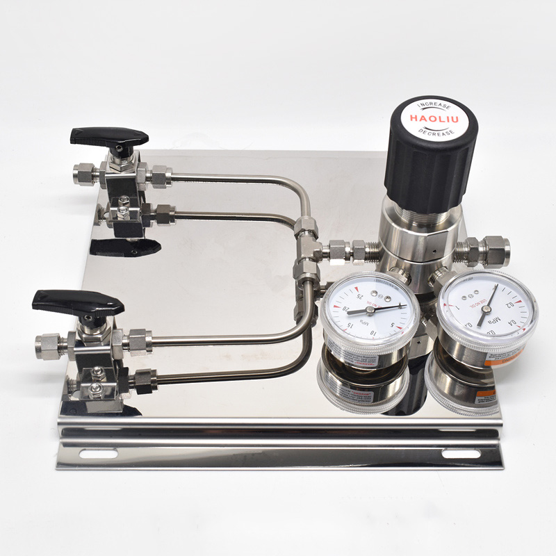 High Quality Gas Supply Manifolds Gas Pressure Regulator Panel System For Special Gas