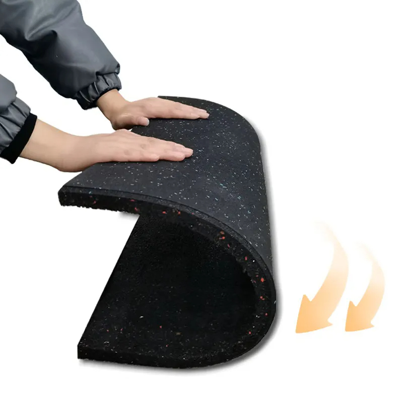 50*50cm Recycled Tire Tiles and Mats for Gym and Home Rubber Floor