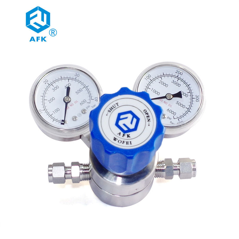 AFK 6000 psi регулятор давления высокого давления из нержавеющей стали 1/4 NPT F