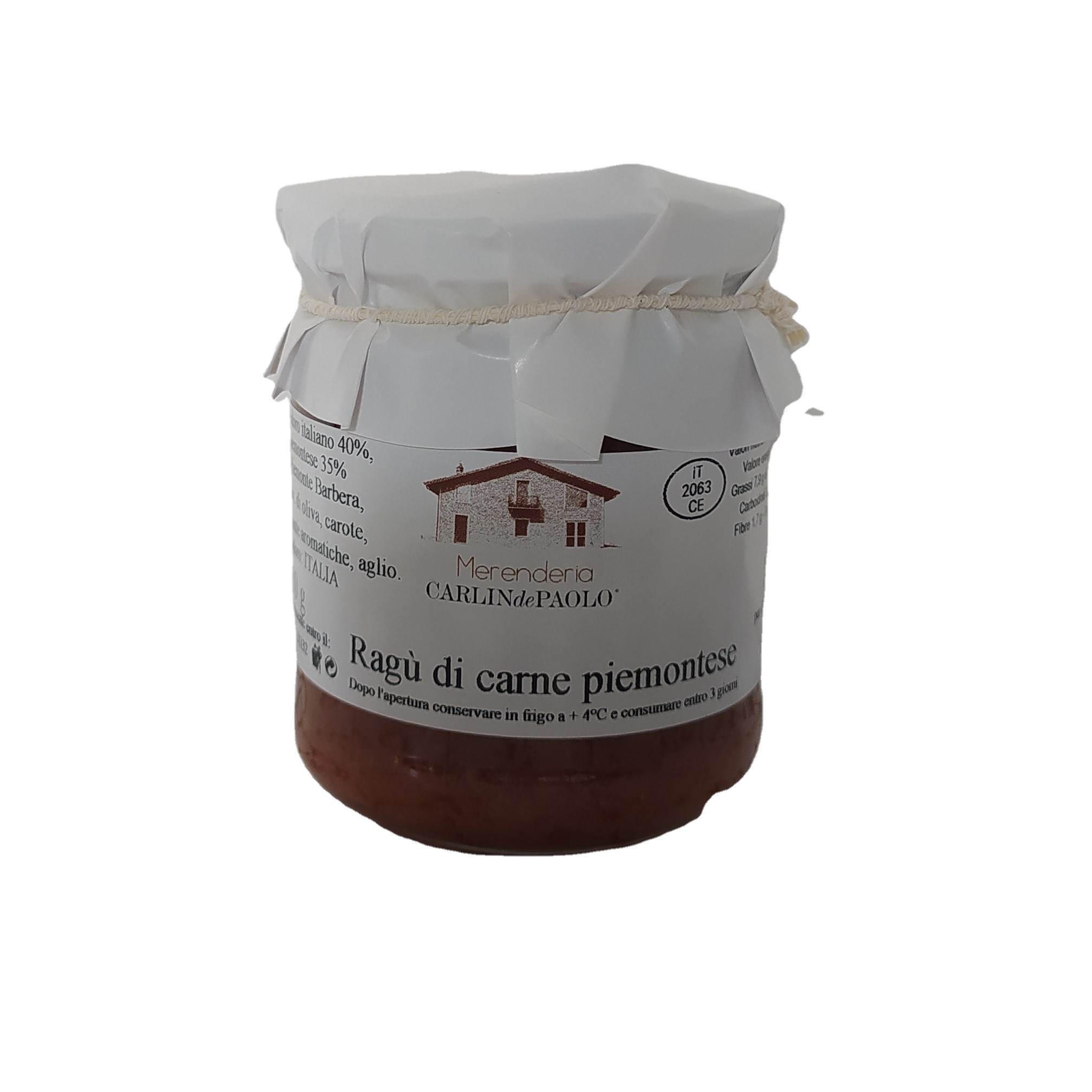 Italian mince meat sauce local made in Italy