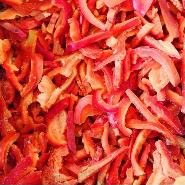 Одобренная BRC лента для замороженного сладкого красного перца с хорошим вкусом, оптовая продажа