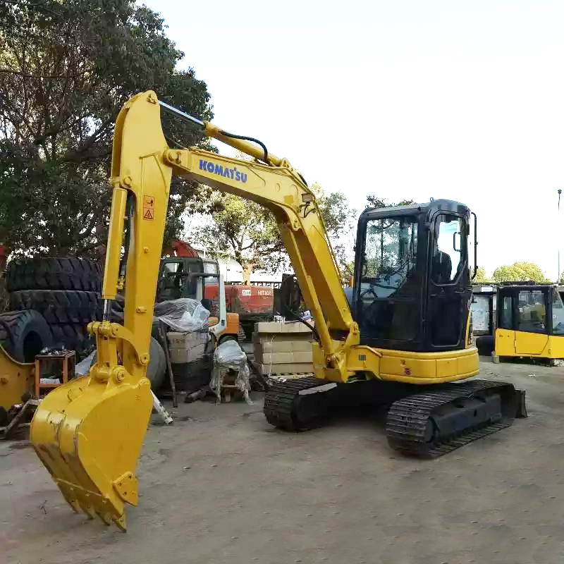 Дешевые PC55 мини-экскаватор б/у микро-фаст-фуд машина Япония Komatsu PC55MR-2 мини excavadora взяда, мини-экскаватор для домашнего использования