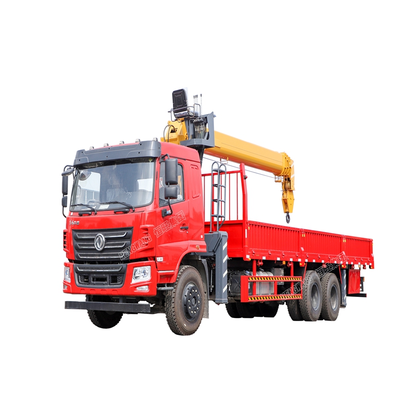 Hengwang HWDF12T 12ton 28m side boom crane truck mounted crane for roof building
