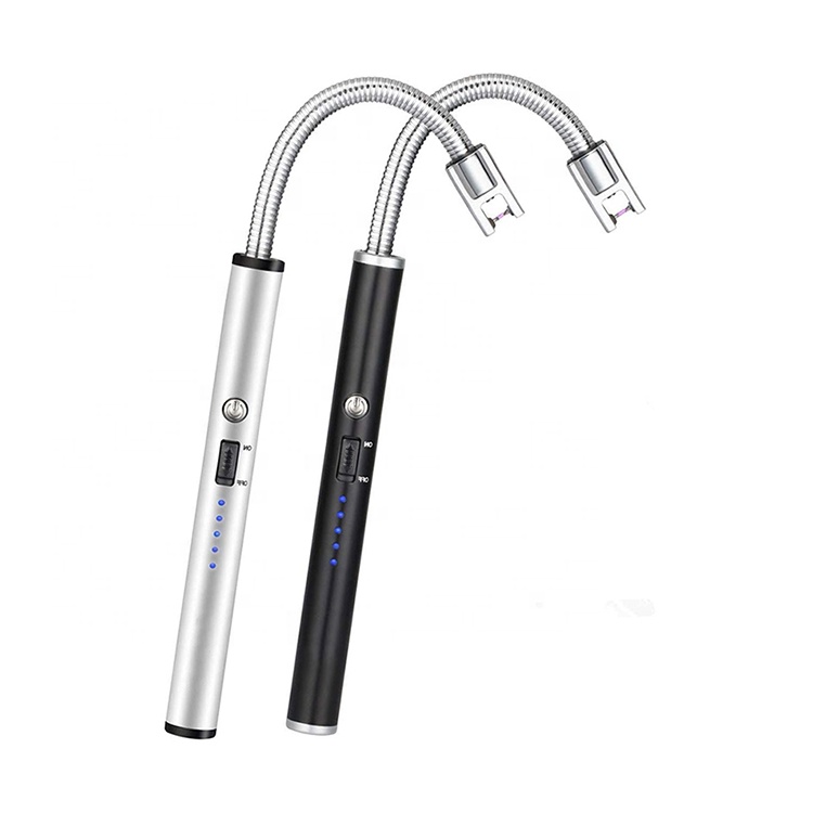 USB перезаряжаемая Зажигалка для барбекю, кухонная дуговая зажигалка, многоцветная Ветроустойчивая плазменная электрическая зажигалка
