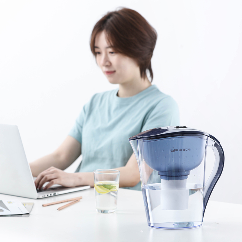 2021 Hot sale -- China factory Household product PH 8.5 Alkaline water filter cartridge mineral water purifier pitcher