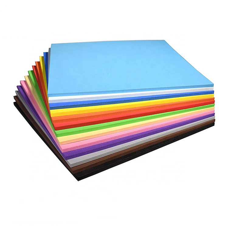 Wholesale color 30cm x 20cm 10pcs/bag Multi Colors Educational DIY Craft EVA Foam Sheet