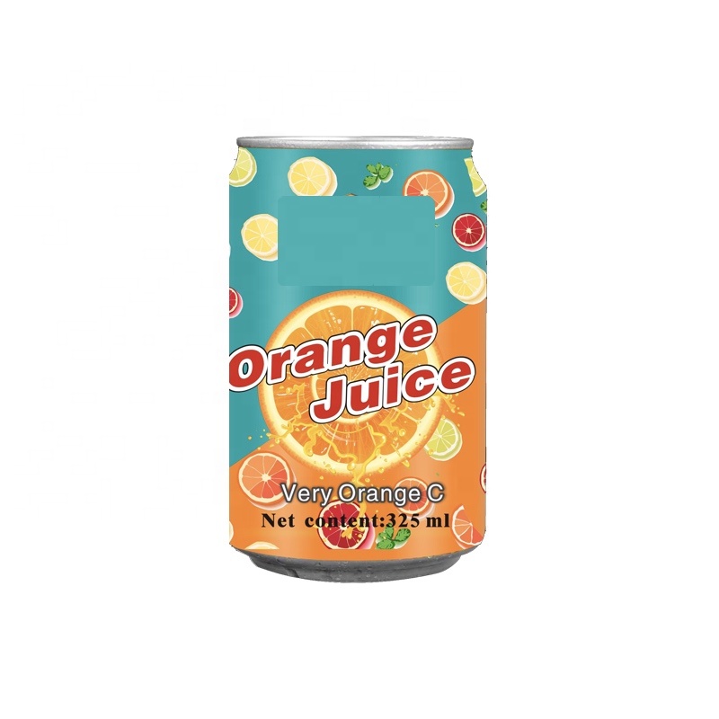 Fruit Flavor Instant Soft Drink 250ml Mixed Fruit Juice Aluminum Can