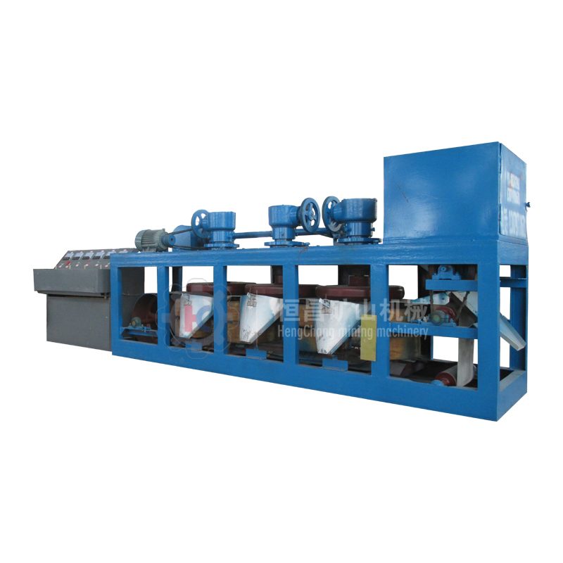 New 3PC-600 Dry Type Titanium Tin Chrome Tantalum Niobium Ore 20000 Gauss Electromagnetic Three Disc Magnetic Separator Machine