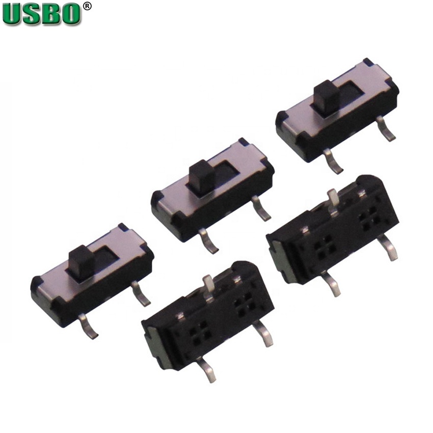 Wholesale 3Pins Patch Small Audio Vertical Slide Switch For Toys