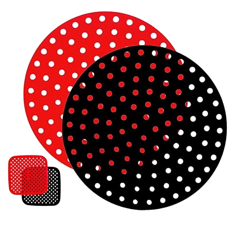 china cheap Silicone non-stick steamer liner pad Perforated Basket Type Air Fryer Rubber Mat