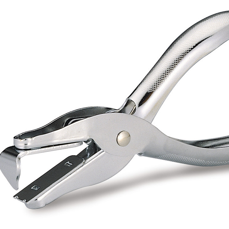 2019 hot sale high quality durable handle held nickel plating silver color heavy duty metal plier staple removers