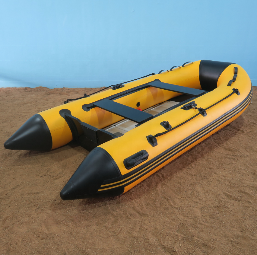 360cm 6 Persons Inflatable Fishing Rubber Motor Boat For Sale