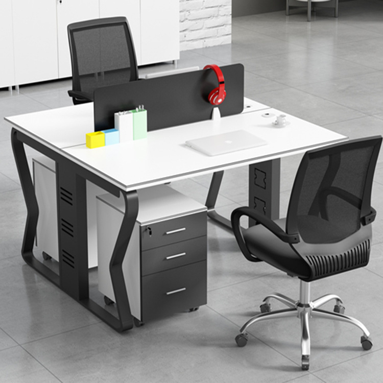New Wooden Office Desk Ergonomic Desktop Cont Office Executive Wooden Office Table Computer Desk and Chair Combination