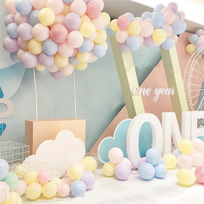 Красочный 5 дюймов 10 дюймов милый романтический пастельный шар Globos Радужная Гирлянда для дома свадьбы вечеринки круглая форма Макарон латексный шар