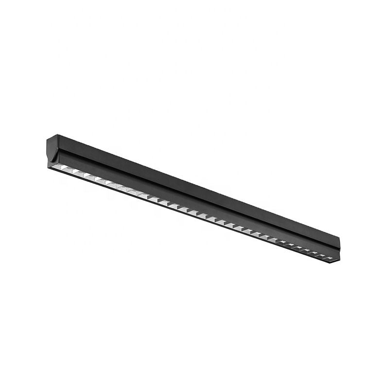 Professional China manufacturer 2450lm Light Efficiency White Black LED lines Spotlight for Warehouse