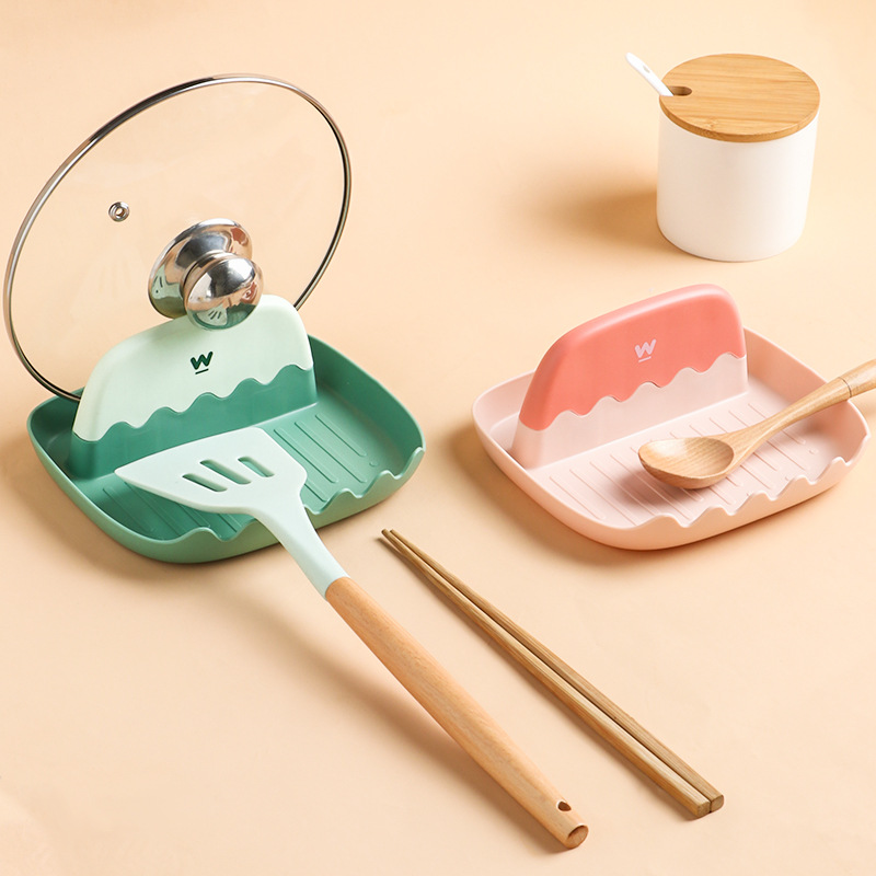 Kitchen Organizer Pot Lid Rack Spoon Holder Fork Spatula Rack Shelf Hot Cooking Utensil Rest Tableware Holders Kitchen Tools