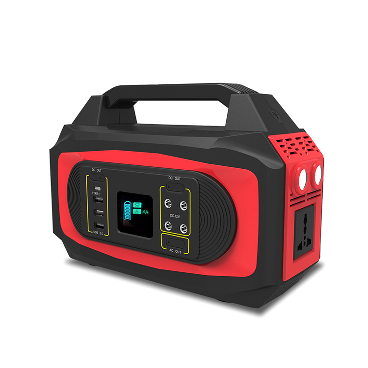 Литиевая батарея 110v/220v 110Ah 500w Солнечная портативная электростанция для кемпинга