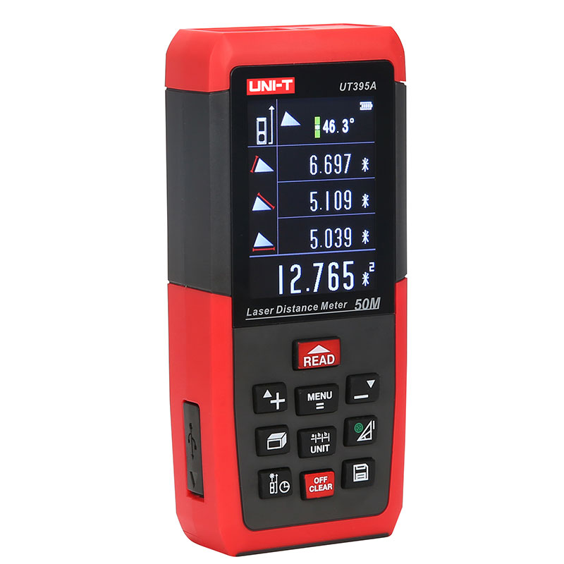 Цифровой лазерный дальномер UT395A, 50 м