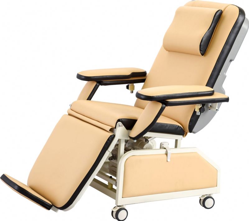 Medical Equipments 2 functions manual dialysis blood donor chemotherapy chair or bed manufacturer