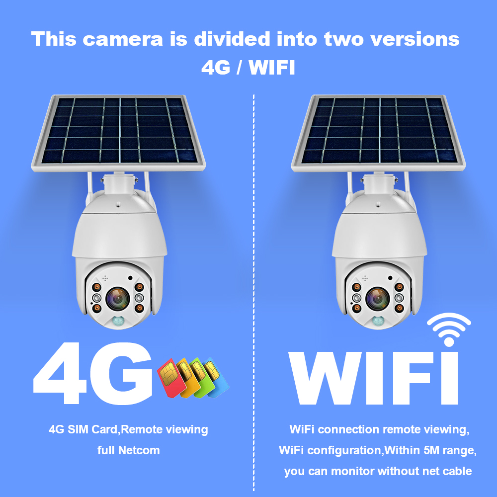 LOOSAFE 1080P Wi-Fi безопасности 4g солнечной камеры pir ptz купольная камера наружного 360 градусов ночным видением для фермы