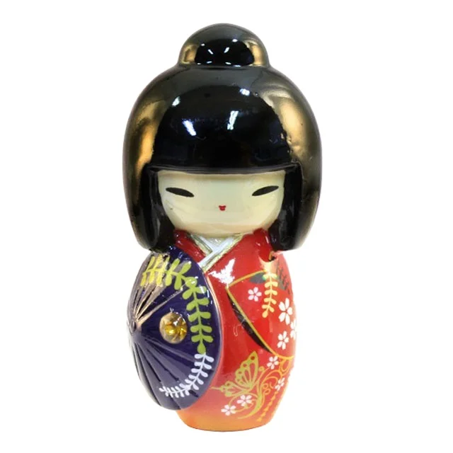 Оптовая продажа, милые куклы ручной работы из смолы, кукла kokeshi из смолы на заказ, подарок для девочки