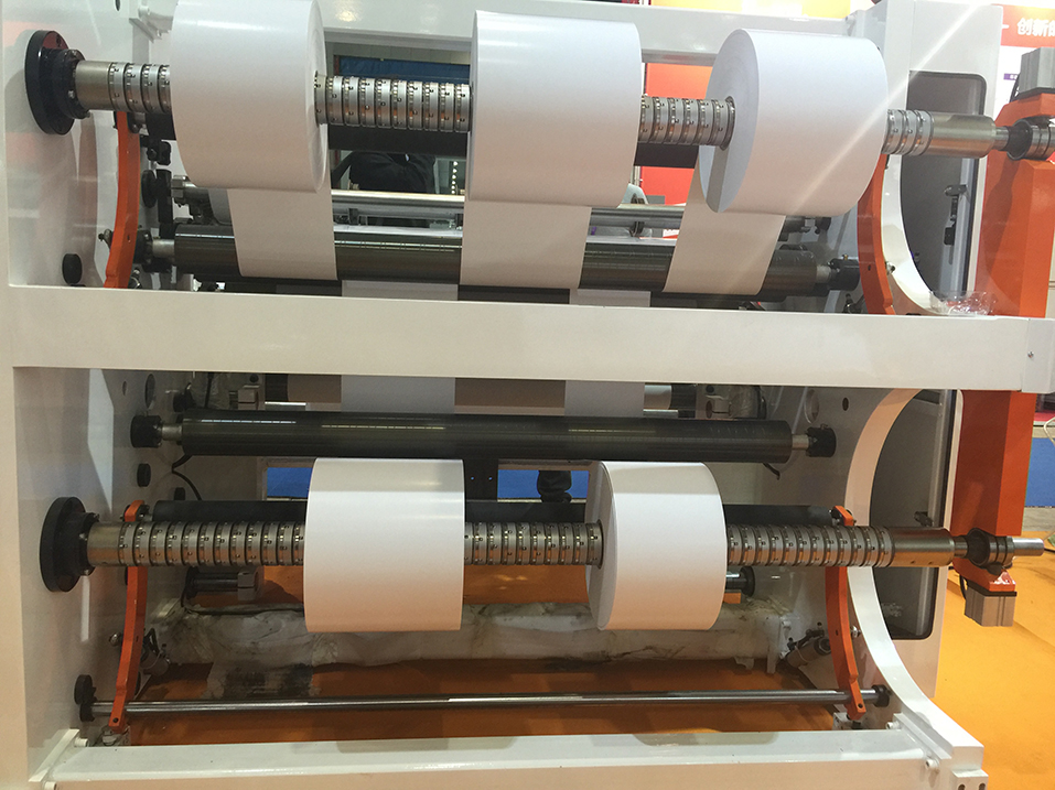 FHQR-1300 automatic high speed BOPP PET CPP PVC Paper labels slitting and rewinding machine
