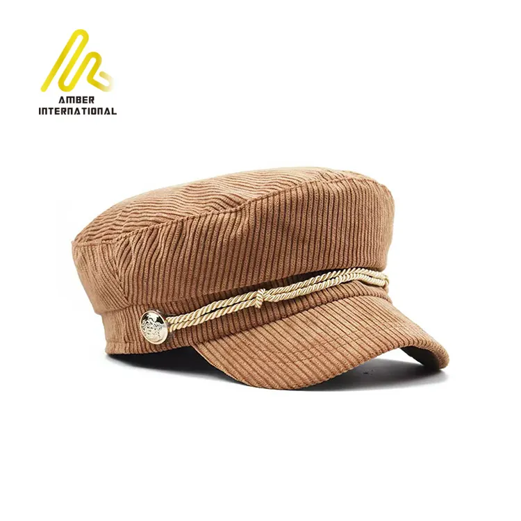 KMS Professional Already Made Casual 100% Wood Solid Color Military Style Cap Blue Tender Military Army Beret