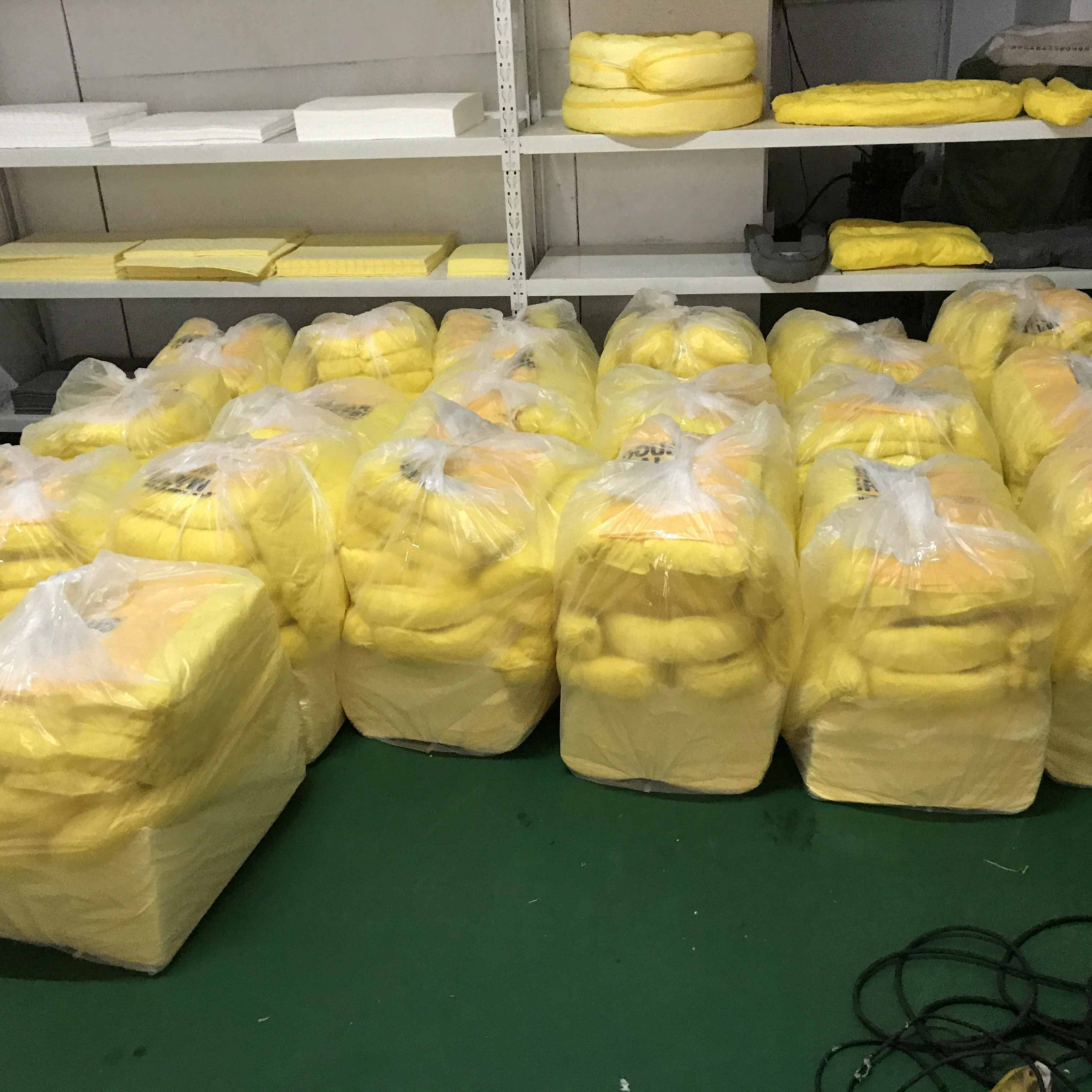 120 LTR наборы для пролития, передвижной Набор для пролития химических веществ, абсорбирующий коврик для масла