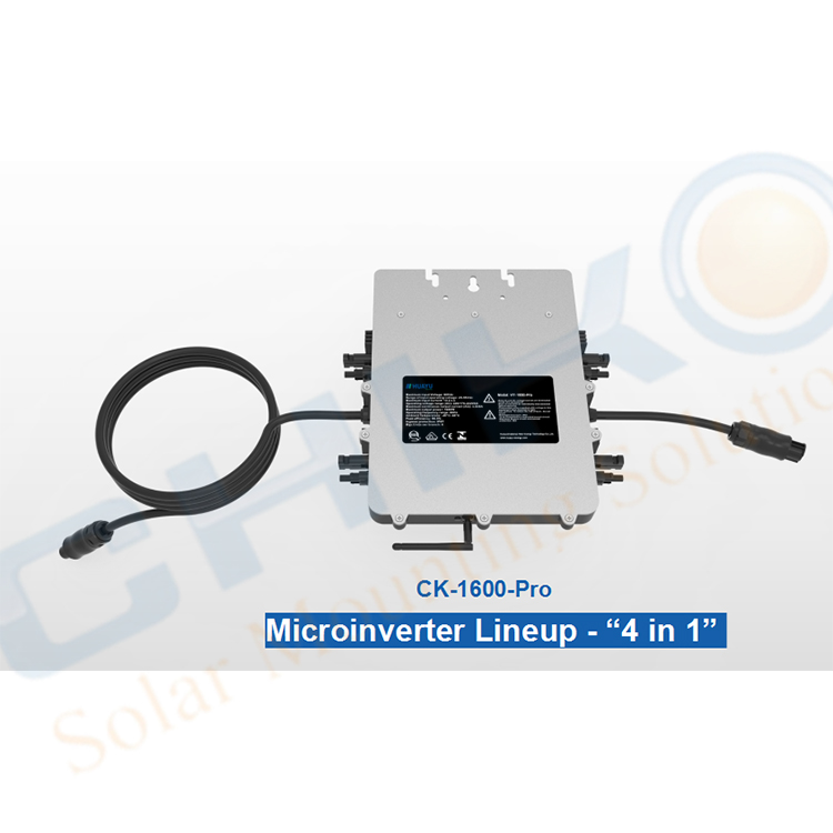 Микро-инвертор 2000W1600W MPPT, встроенный Wi-Fi-монитор, солнечный микроинвертор