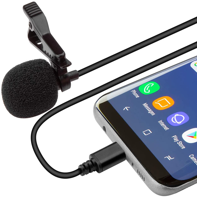 USB-микрофон для камеры GoPro Hero 5 6 7 MacBook Pro Air и смартфона 1,5 м