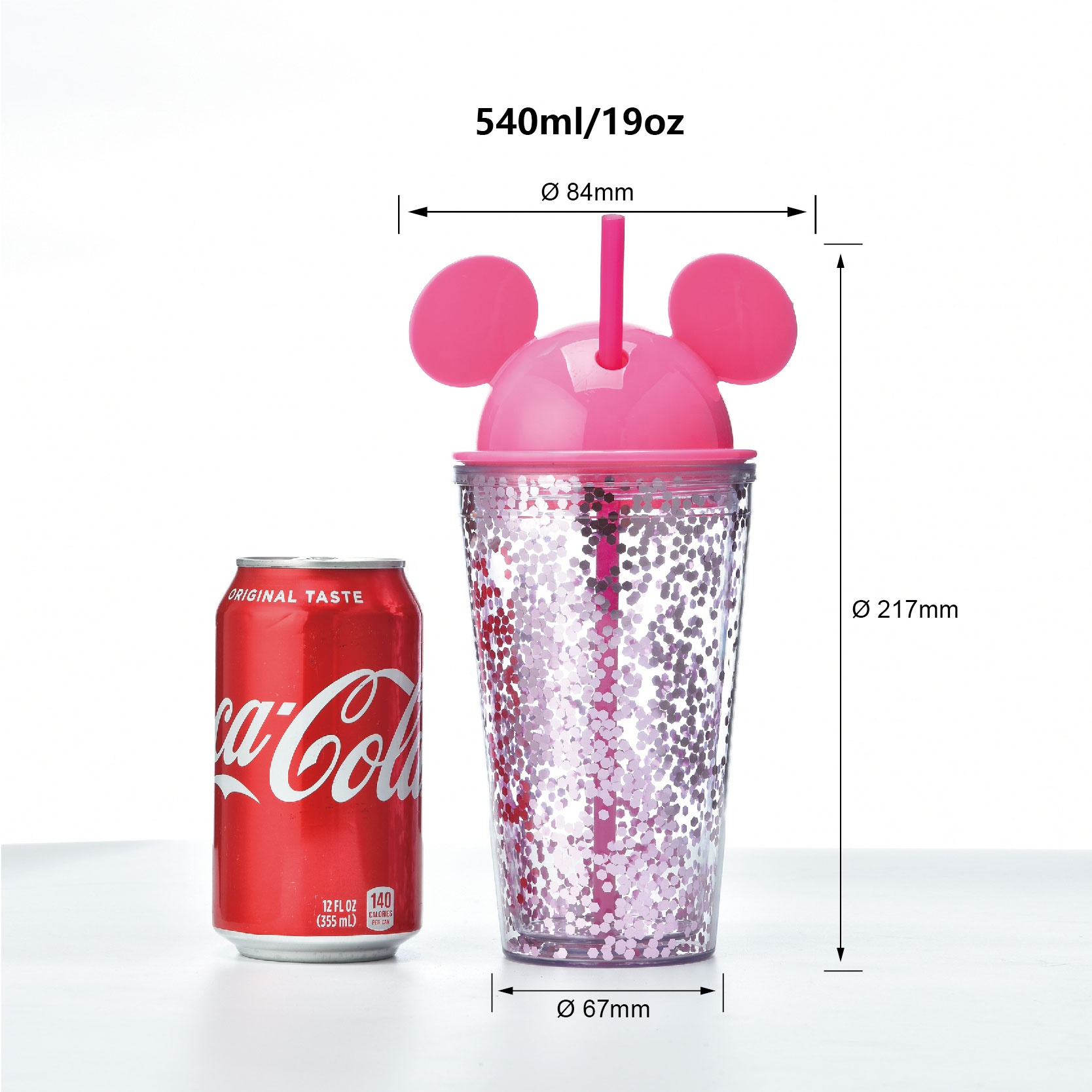 Wholesale Customized Cute Cartoon Kids Travel Plastic Water Mug With Lid