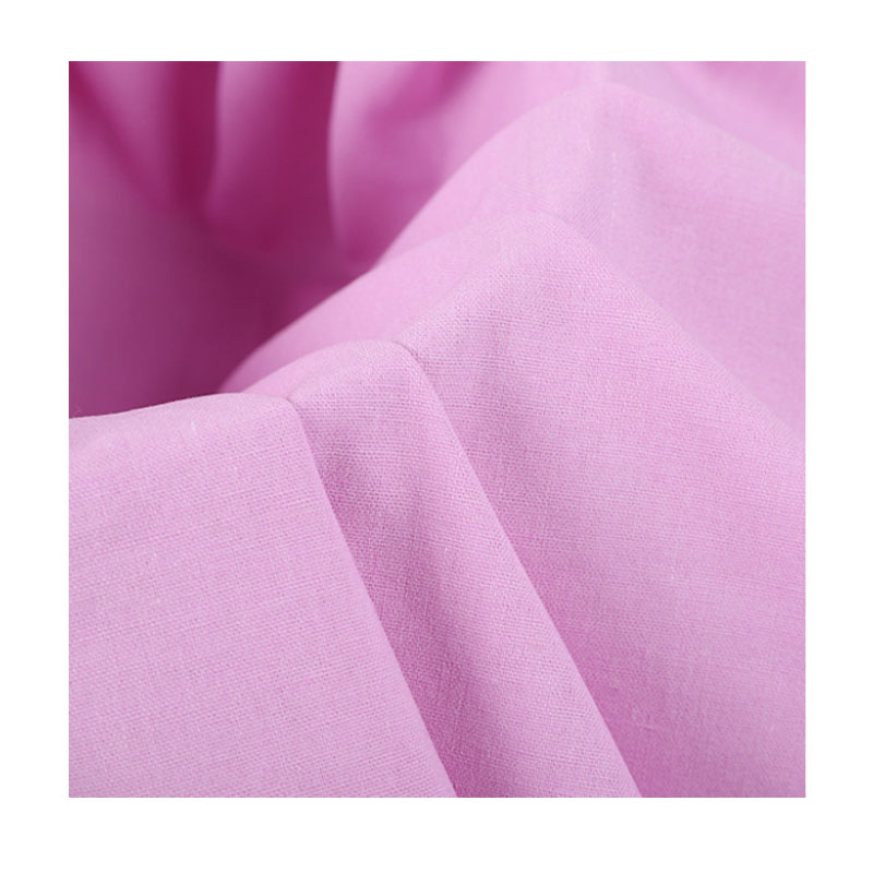 Wholesale 30%Flax 40% Cotton 30% Polyester Blended Fabric For Dress Custom Soft High Quality Environmental Fabric For Garment