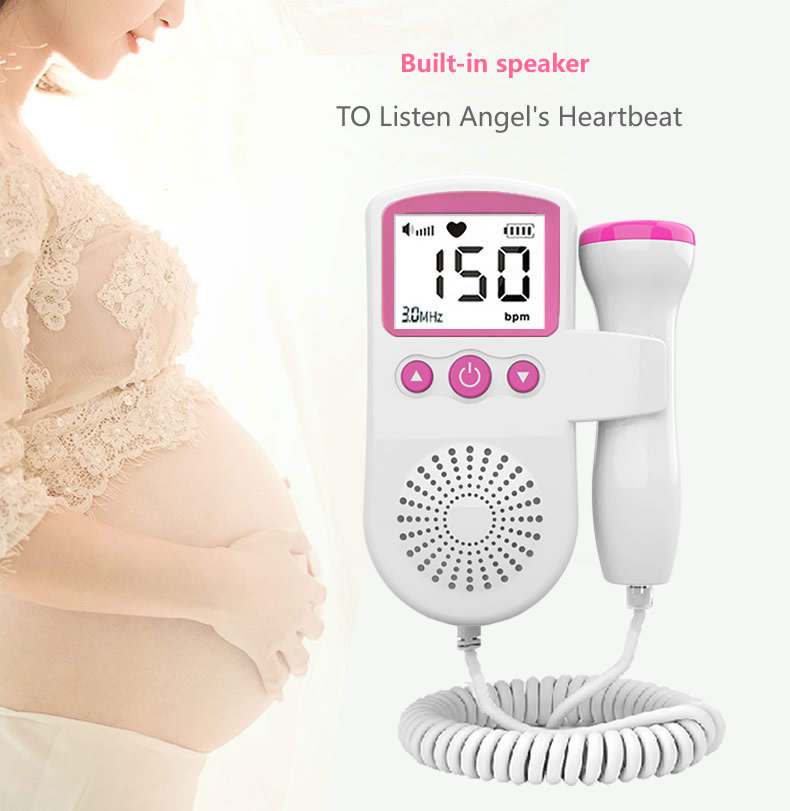 Hot sale portable fetal heart monitor for pregnant women fetal doppler