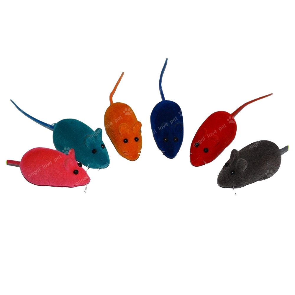 Vinyl Cat Toys Mice With Removable Squeaky