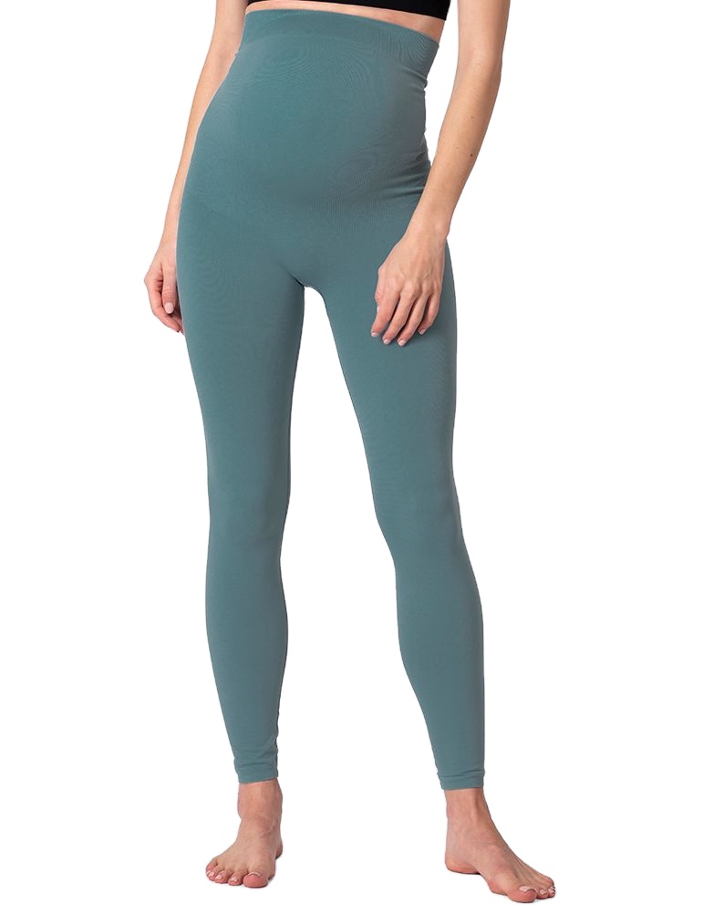 OEM ODM Soft Compression Maternity Nylon Seamless Pure Highly Support Pregnant Belly Support Crop Leggings