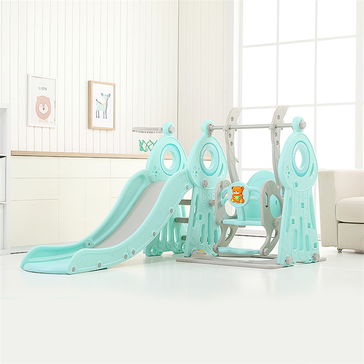 New Octopus theme cheap indoor plastic children kids slide and swing