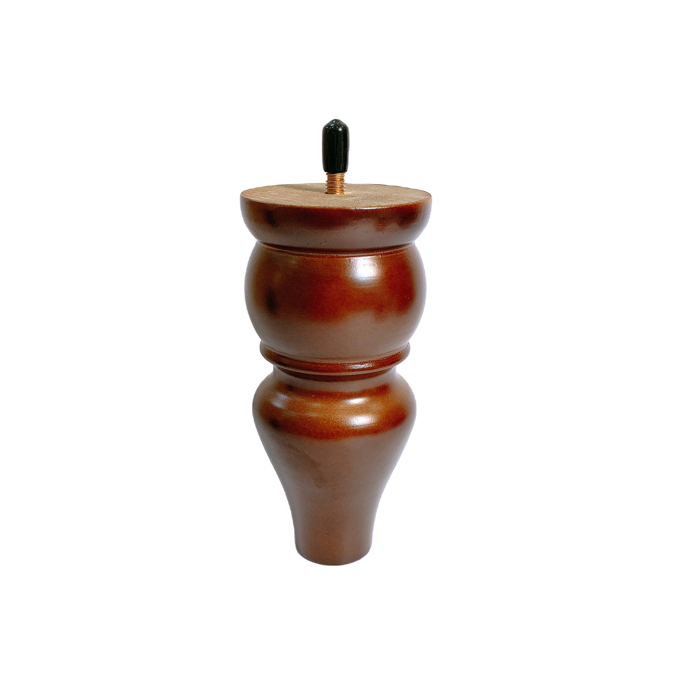 made in China furniture parts Gourd shape wooden feet for furniture leg