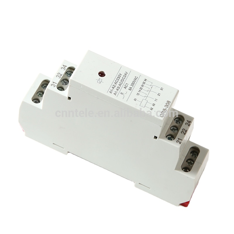 GR8-308 AC DC 12V 24V 48V 110V промежуточное реле