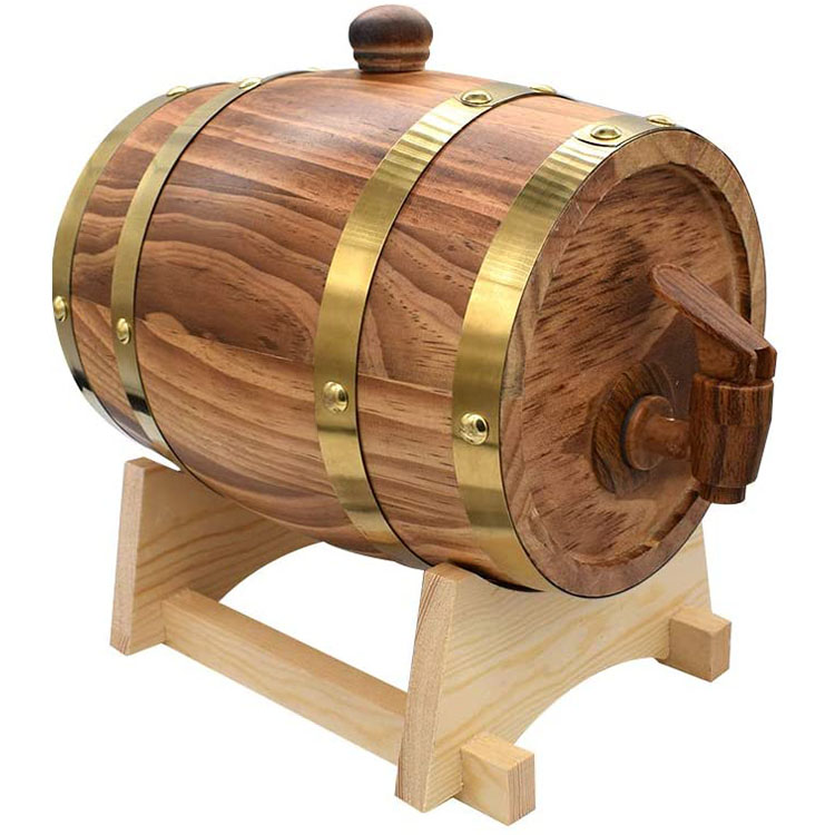 5 liters oak wine Spirits Whiskey wood decoration wine barrel