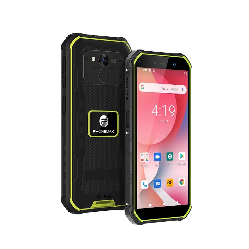 Phonemax IP68 водонепроницаемый ударопрочный Прочный смартфон android 5100 мАч 5,5 дюйма 4gLTE rugge сотовый телефон