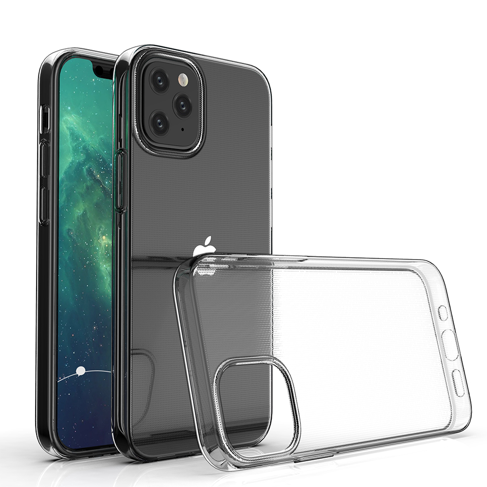 Чехол для iPhone 12, кристально прозрачный Ультратонкий Тонкий Мягкий ТПУ гелевый прозрачный чехол-бампер, чехол для телефона iPhone 12