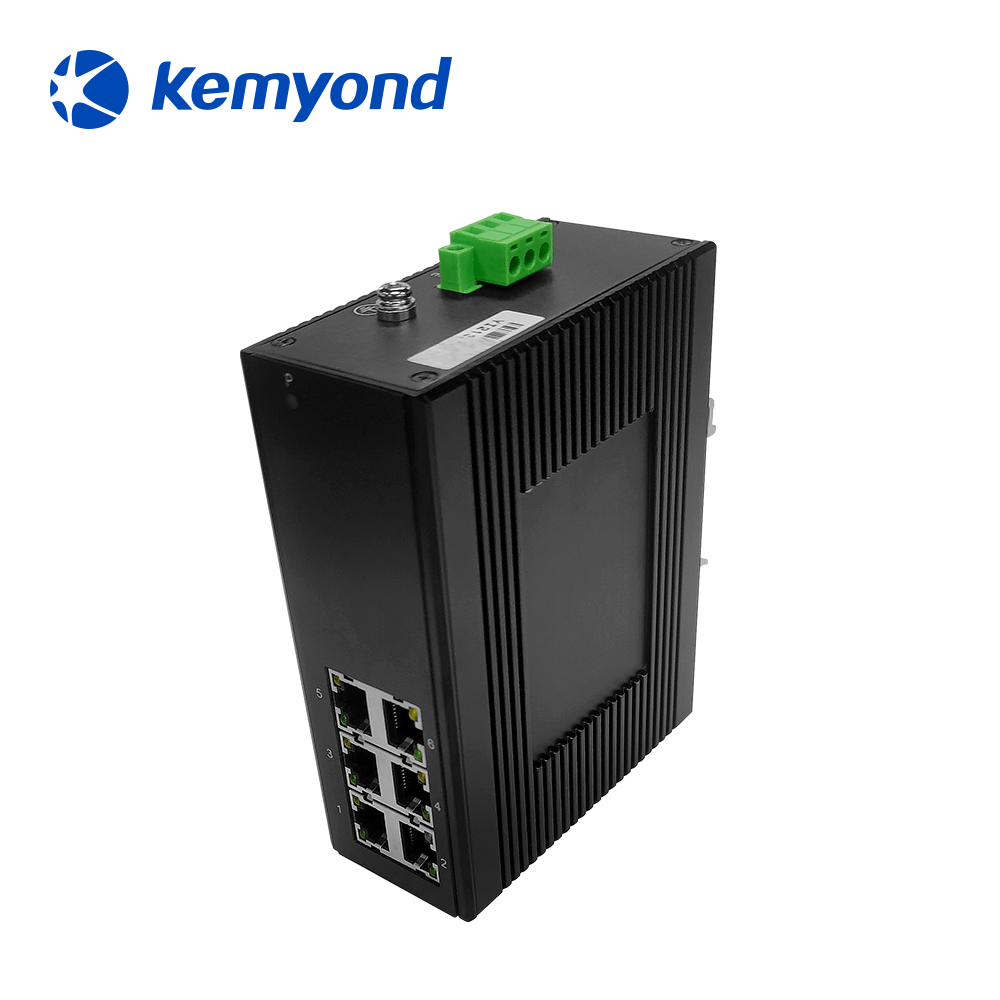 Оптовая продажа с завода, Неуправляемый коммутатор Ethernet промышленного класса на Din-рейке, 6 портов, 100 м/1000 м, сетевой коммутатор