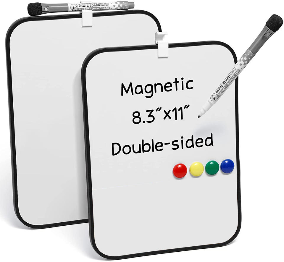 Dry Erase Whiteboard Soft Plastic Border Memo Board PVC Trim Mini Small White Board Message Board