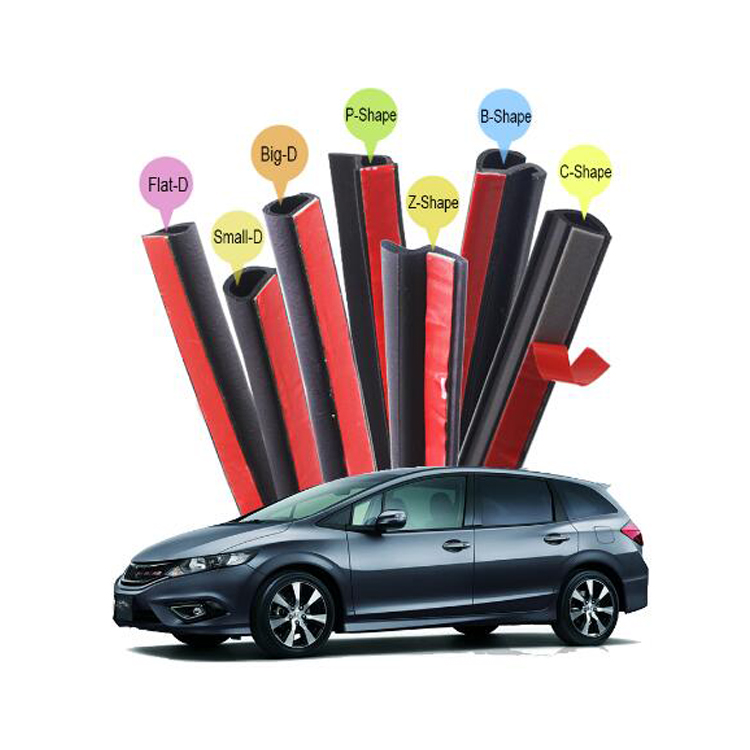 Waterproof Dustproof Car Rubber Sealing Seal Strip Kit Weatherstrip For Honda Jade Civic