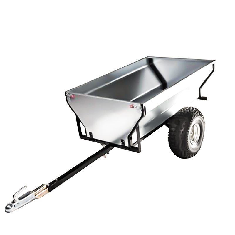 Sinolink 2 wheels 500kgs Garden fence cargo semi trailer for transport mini fence cargo semi trailer